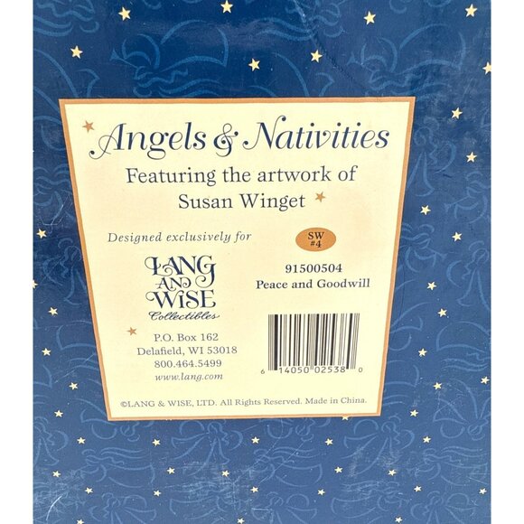 LANG & WISE Angels & Nativities 1st Edition Susan Winget PEACE & GOODWILL - Picture 4 of 8